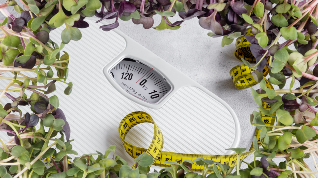 how to lose weight with microgreens