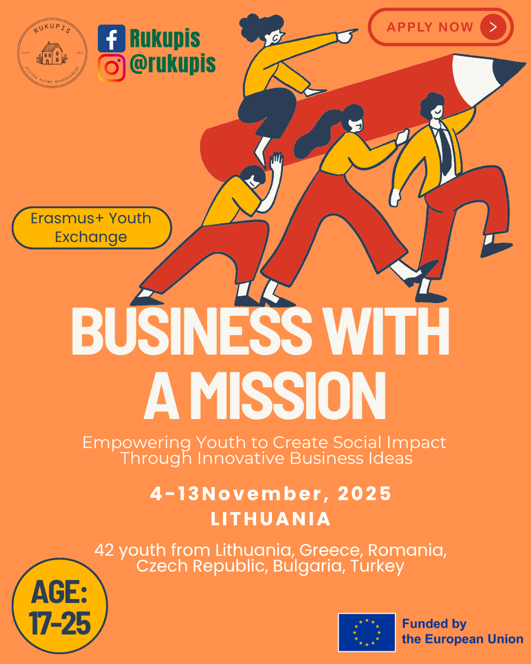 Erasmus+ business with a mission