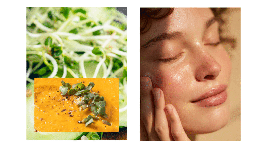 microgreens for the skin