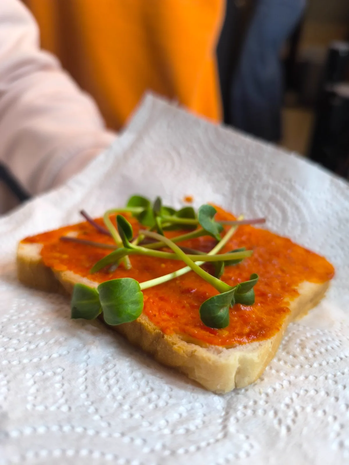 Microgreens toast — EVEC Athens